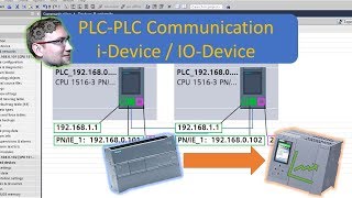 TIA Portal IODevices  PLCPLC Communication [upl. by Jez821]