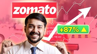 🔥Why Zomato is Rising Massively  Zomato Share News  Harsh Goela [upl. by Incrocci559]