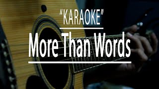 More than words  acoustic karaoke [upl. by Keffer822]