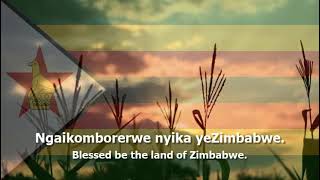 National Anthem of Zimbabwe  quotSimudzai Mureza wedu WeZimbabwequot [upl. by Otilesoj624]