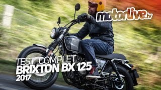 BRIXTON BX 125 2017  TEST COMPLET [upl. by Dow]