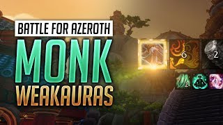 Monk WeakAuras BFA Patch  Guide  Brewmaster Mistweaver and Windwalker [upl. by Karolyn]