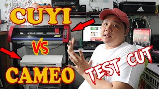 Cameo Cutter Plotter vs Cuyi Cutter Plotter  Test Cut Comparison [upl. by Collum]