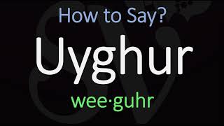 How to Pronounce Uyghur CORRECTLY Meaning amp Pronunciation [upl. by Ahkihs730]