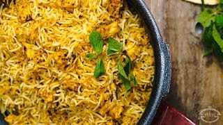 Paneer Biryani Recipe  Restaurant Style  Indian Main Course Recipes [upl. by Aneehs]