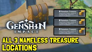 Genshin Impact All 3 Nameless Treasure Locations amp Where To Trade Them In [upl. by Merola]