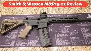 SMITH amp WESSON MampP 1522 SPORT RIFLE 22LR REVIEW [upl. by Enimasaj173]