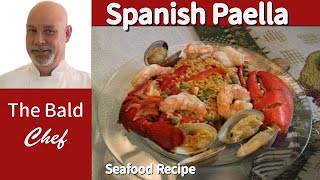 Great Spanish Paella Seafood Recipe [upl. by Enialb522]