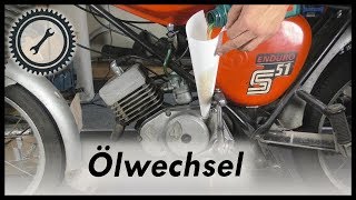 Der Ölwechsel  Simson Tutorial [upl. by Dnilasor916]