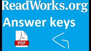 How to get ReadWorks Answer Keys for School [upl. by Crissie]