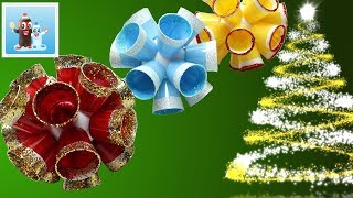 Simple Christmas Decorations Ideas  How to Art and Craft [upl. by Elleinod]