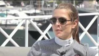 Interview Charlotte Casiraghi and Jan Tops  GCT Monaco 2011 [upl. by Otecina]