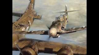 Bf 109 pilot Franz Stigler and B17 pilot Charlie Browns first meeting [upl. by Anaibaf]