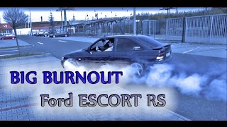 Ford Escort RS 2000 16V 166PS BIG BURNOUT [upl. by Natalya278]