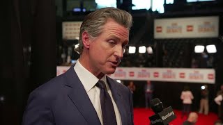 Newsom Calls Trumps Tariff Plan Catastrophic [upl. by Doralyn]