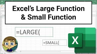 Excels LARGE Function and SMALL Function [upl. by Zetnwahs942]