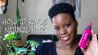 How To Do A Color Rinse On Natural Hair [upl. by Enialed205]