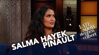 Salma Hayek Pinault Is Overflowing With Mexican Pride [upl. by Natsud78]