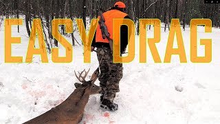 EASY Way to Drag Out a Deer in Big Woods [upl. by Ainak548]