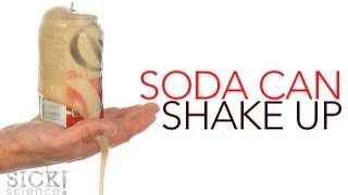 Soda Can Shake Up  Sick Science 142 [upl. by Yecaj]