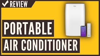 DELLA 14000 BTU Portable Air Conditioner Wifi Review [upl. by Odnama]