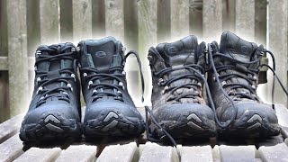 4 YEARS LATER Boots Review  Oboz Mens Bridger BDRY Hiking boot  new vs old [upl. by Seligman]