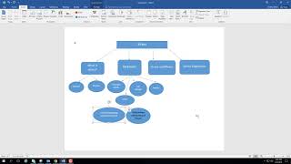 Create a concept map in MS Word [upl. by Illil]