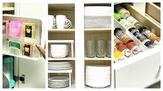 NEW How To Organize A Small Kitchen  Before amp After [upl. by Nomit402]