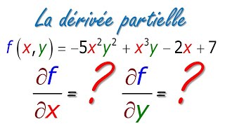 Calcul des dérivées partielles 1 [upl. by Areemas310]