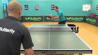 How to Play Table Tennis Topspin Serve [upl. by Pfister617]