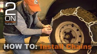 How To Install Tire Chains [upl. by Keeton240]