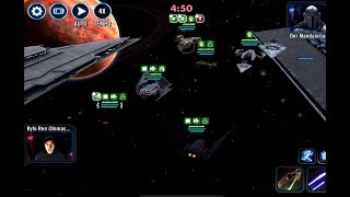 SWGOH  Finalizer vs Executor Triple Attacker [upl. by Zahc]