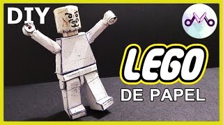 Como Fazer Boneco LEGO ARTICULADO  Toy Maker DIY [upl. by Ellora154]