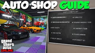 GTA Online AUTO SHOP Money Guide  GTA Online Auto Shop Guide amp Tips To Make MILLIONS [upl. by Gerger611]