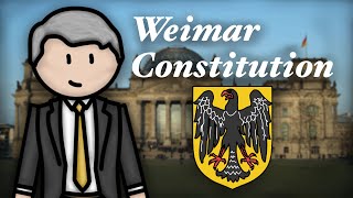 191933 The Weimar Constitution  GCSE History Revision  Weimar amp Nazi Germany [upl. by Fariss]