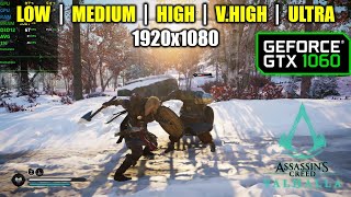 GTX 1060  Assassins Creed Valhalla  1080p  All Settings [upl. by Anyd]