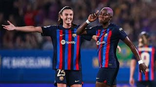 Asisat Oshoala leaves Barcelona  Flamingos fly to Cameroon [upl. by Melone757]