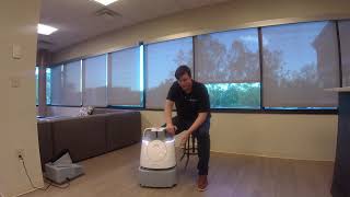 Autonomous Mobile Robot Review Softbank Robotics Whiz Vacuum [upl. by Bolen979]