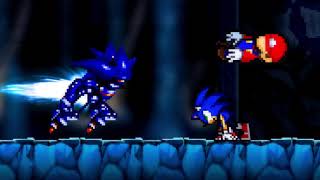 SMBZ Reanimated Mario amp Sonic vs Mecha Sonic [upl. by Esenwahs]