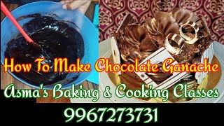 How To Make Chocolate Ganache Silky amp Smooth For Dutch  Truffle Cake Decoration  📞 919967273731 [upl. by Goles]