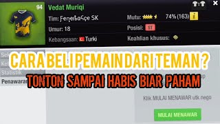 CARA BELI PEMAIN DARI TEMAN  TOP ELEVEN 2020 [upl. by Basia32]