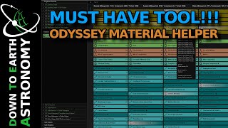 Odyssey Material Helper  Must Have Tool for Elite Dangerous Odyssey [upl. by Akayas]