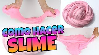 DIY  Como Hacer SLIME  FÁCIL Y SIN BÓRAX  NatyGloss [upl. by Golding]