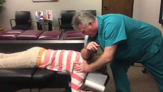 Houston Chiropractor Dr Johnson Treats Severe Neck Pain Upper Back Pain amp Muscle Spasms [upl. by Nesyaj]