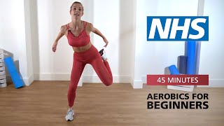 Aerobics for beginners  45 minutes  NHS [upl. by Nalced]