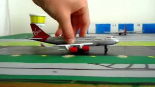 Virgin Atlantic Toy 747 Take Off [upl. by Yenetruoc90]