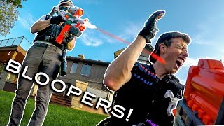 Nerf Warfare Campaign  BLOOPERS [upl. by Atsylak]