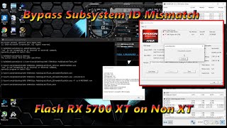 RX 5700 Force Flash Bios XT onto Non XT [upl. by Royal]