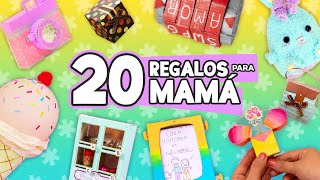 20 REGALOS FÁCILES PARA MAMÁ 🌸 Manualidades sencillas ✂️ Craftingeek [upl. by Elsie749]