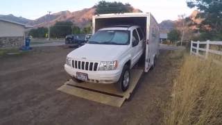 Enclosed Car Trailer Winch Install [upl. by Ykcim]